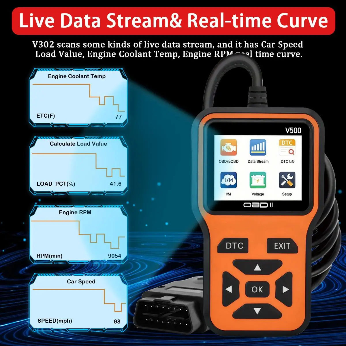 Altora ScanPro V500 β Smart OBD2 Diagnostic Tool
