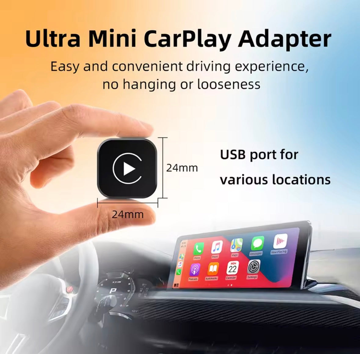 Altora Galaxy SmartLink Mini — 2-in-1 Wireless CarPlay & Android Auto Adapter