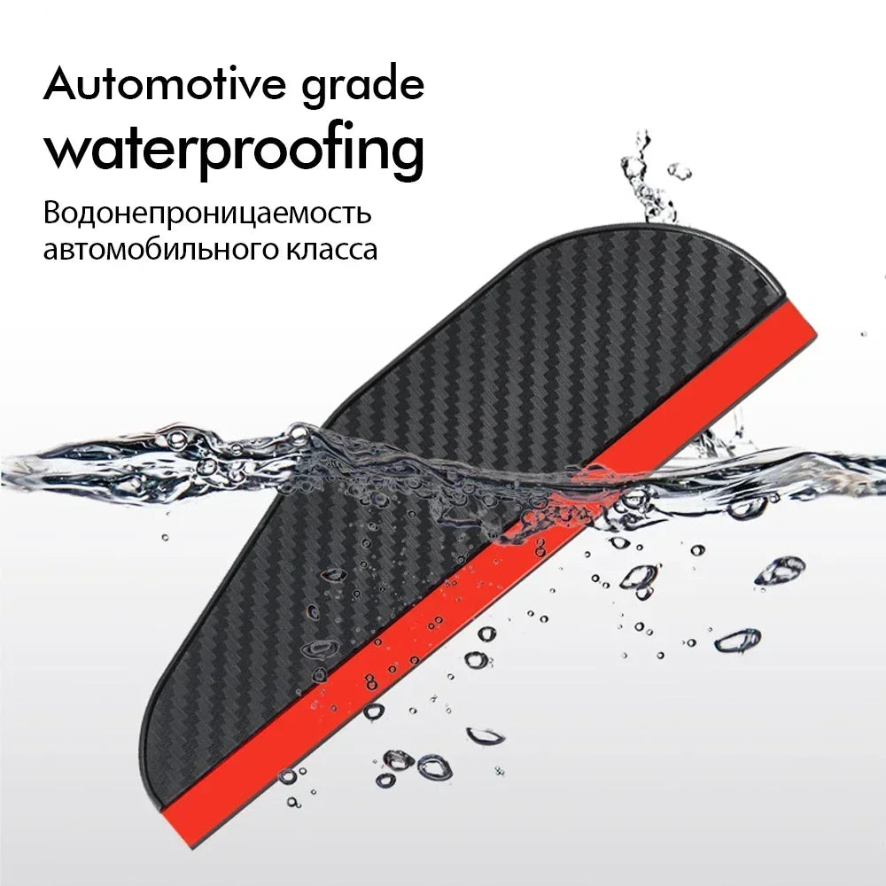 Altora UtilityGuard™ RainShield Eyebrows – Carbon Fiber Mirror Visor Set (2pcs)