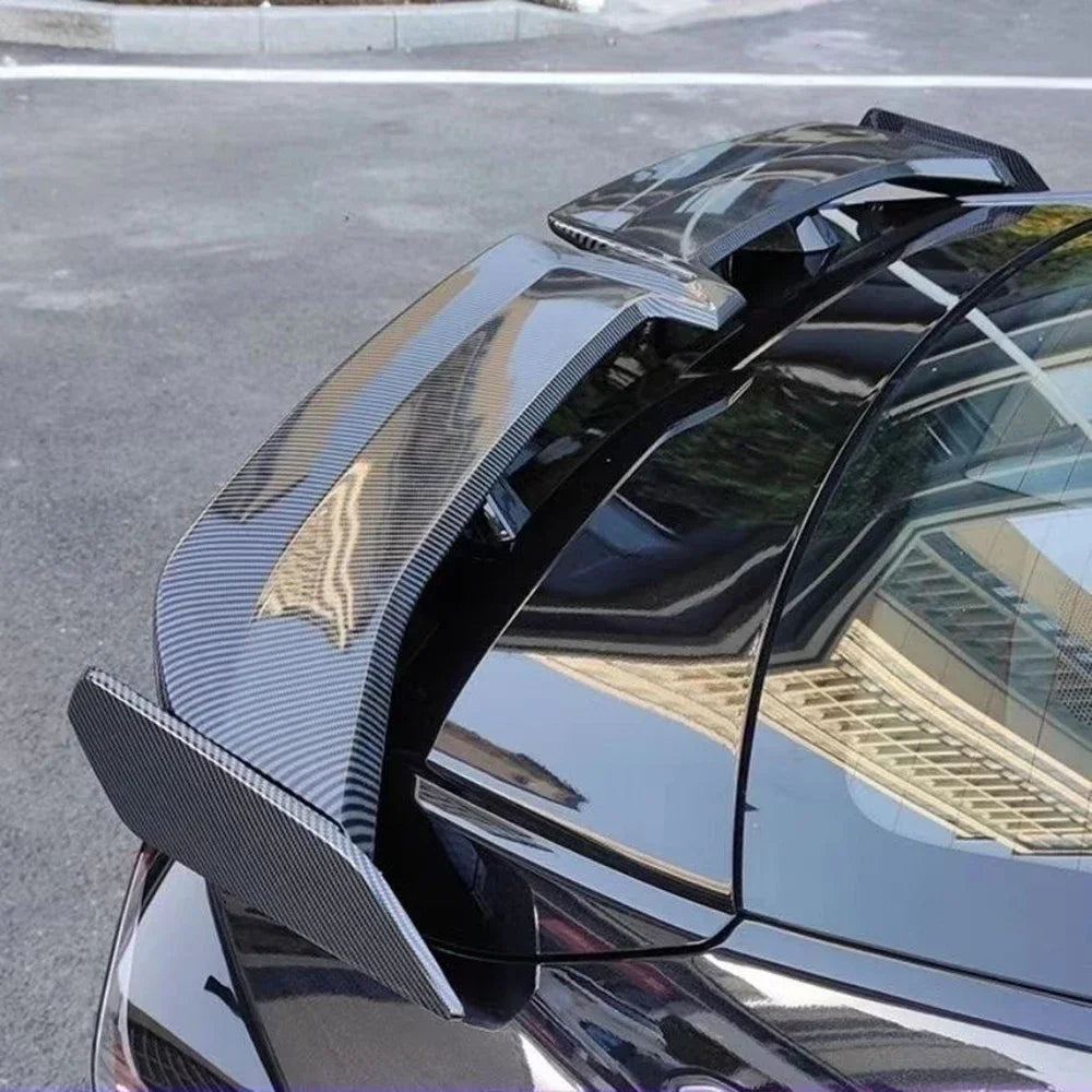 Altora VortexFlow Carbon Spoiler – Universal Carbon-Fiber Style Rear Wing (No-Drill Install)