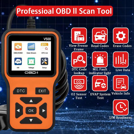 Altora ScanPro V500 — Smart OBD2 Diagnostic Tool
