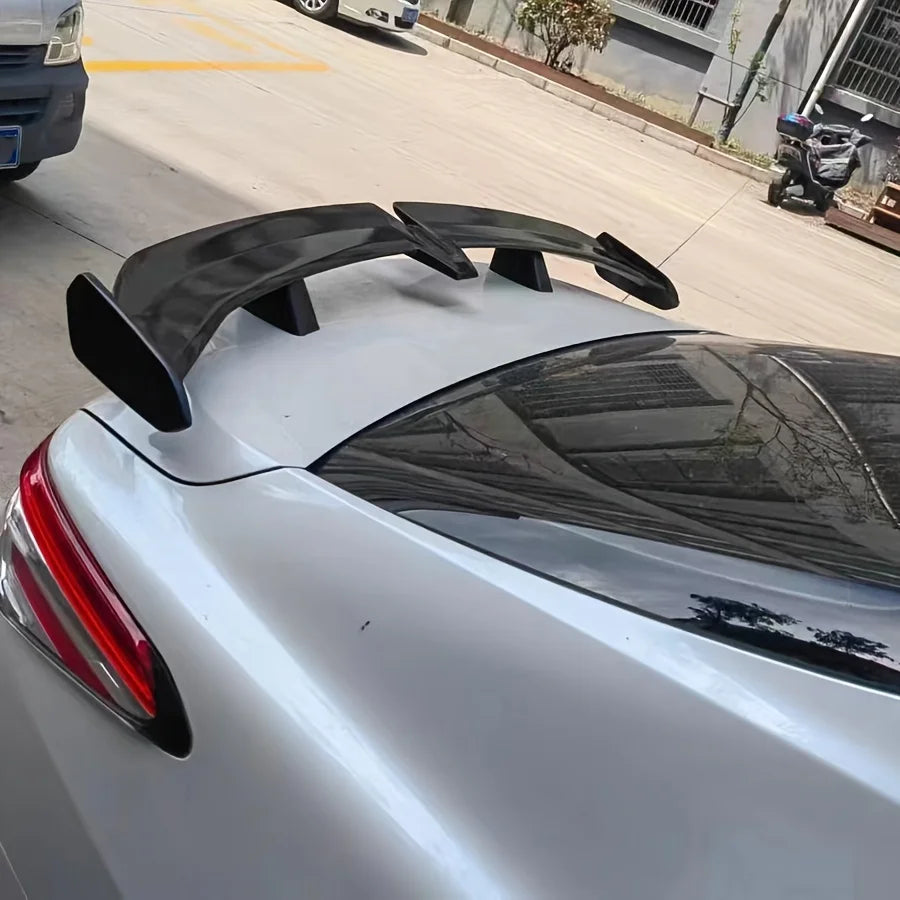 Altora VortexFlow Carbon Spoiler – Universal Carbon-Fiber Style Rear Wing (No-Drill Install)
