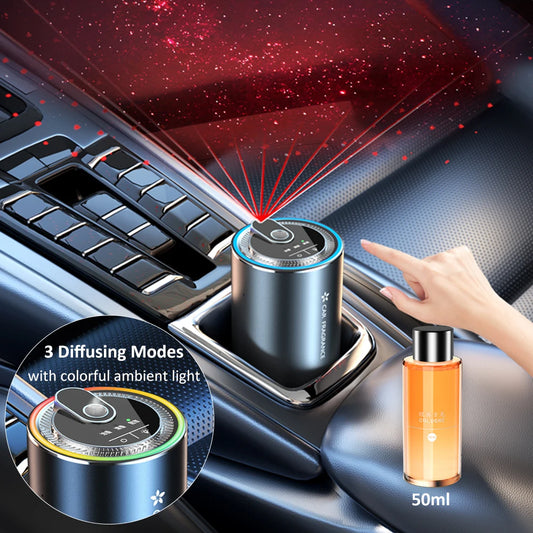 Altora Galaxy Aroma Diffuser — LED Starry Ambient Light & Premium Car Fragrance System