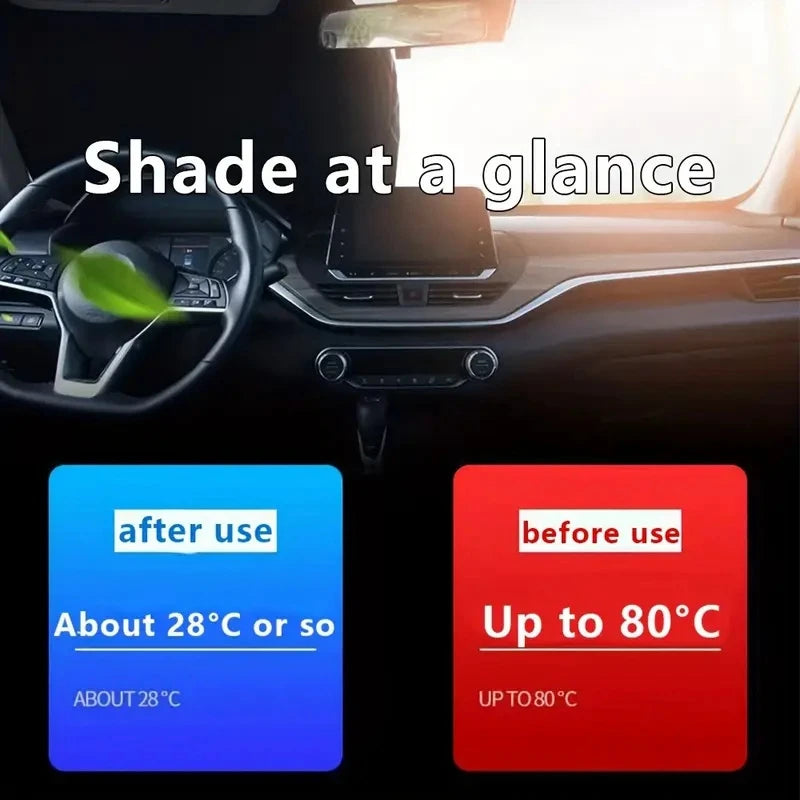 ALTORA AeroGuard™ Foldable UV Sunshade — Premium Windshield & Window Protection