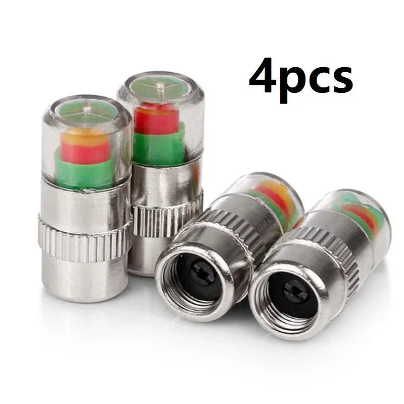 Altora Smart TireGuard — Real-Time Pressure Indicator Valve Caps (4pcs)