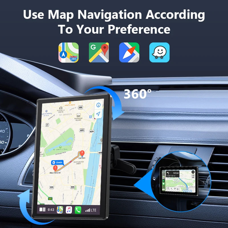 Altora GalaxyDrive 7 — Wireless CarPlay & Android Auto Smart Display