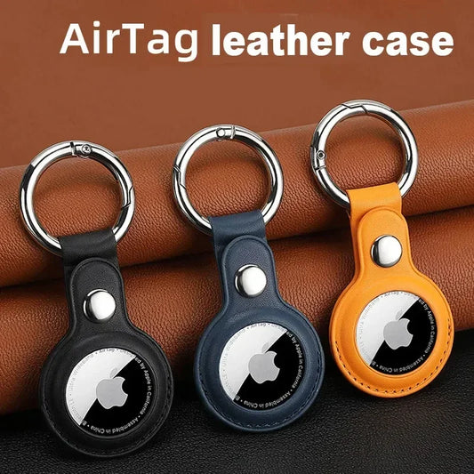 Altora SmartTag Leather Key Ring – Premium PU Case for AirTag