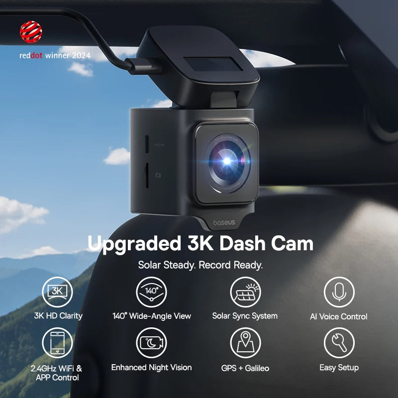 Altora SmartView 3K Dual Dash Cam – Front + Rear 24H Guardian