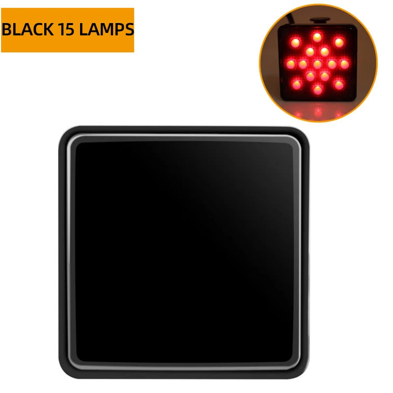 Altora Phantom 15-LED Tail Brake Light — Heavy-Duty Rear Signal Lamp (Red/Black Shell)