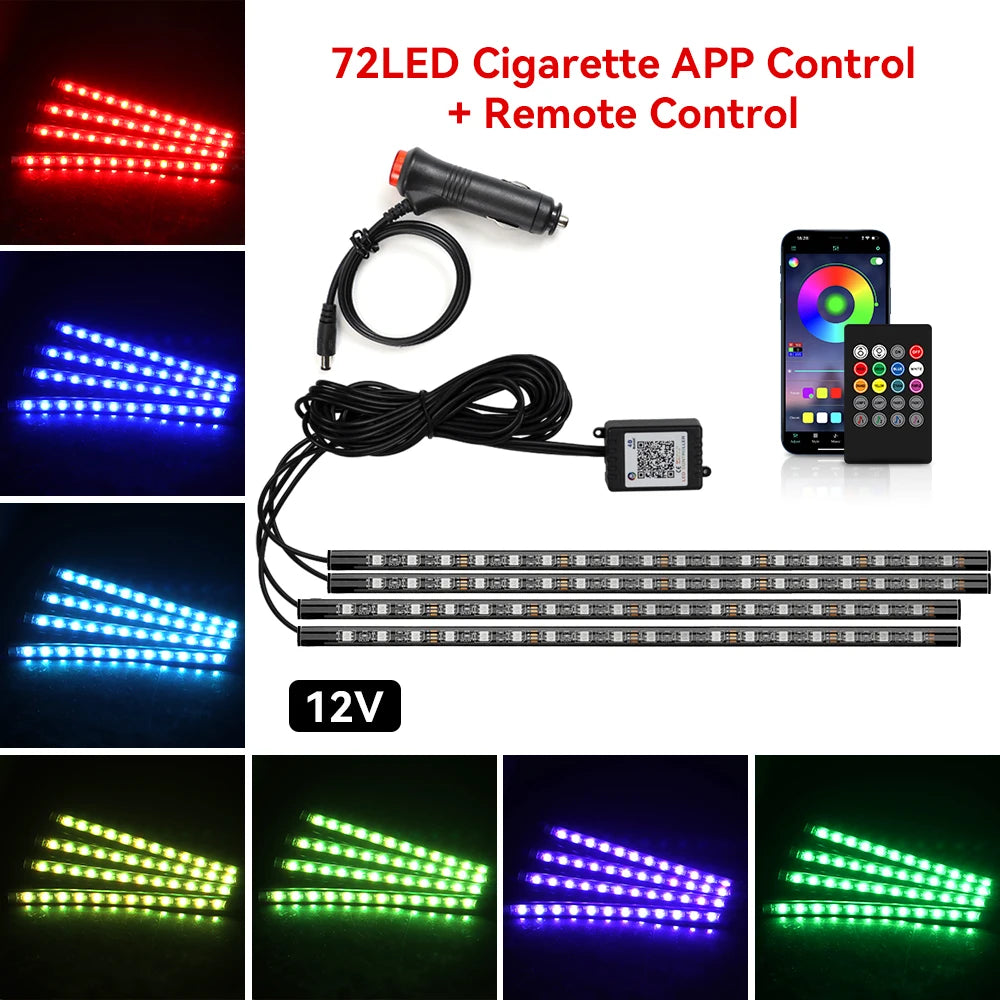 Altora Spectrum Footwell Ambient Light Kit – RGB APP Control