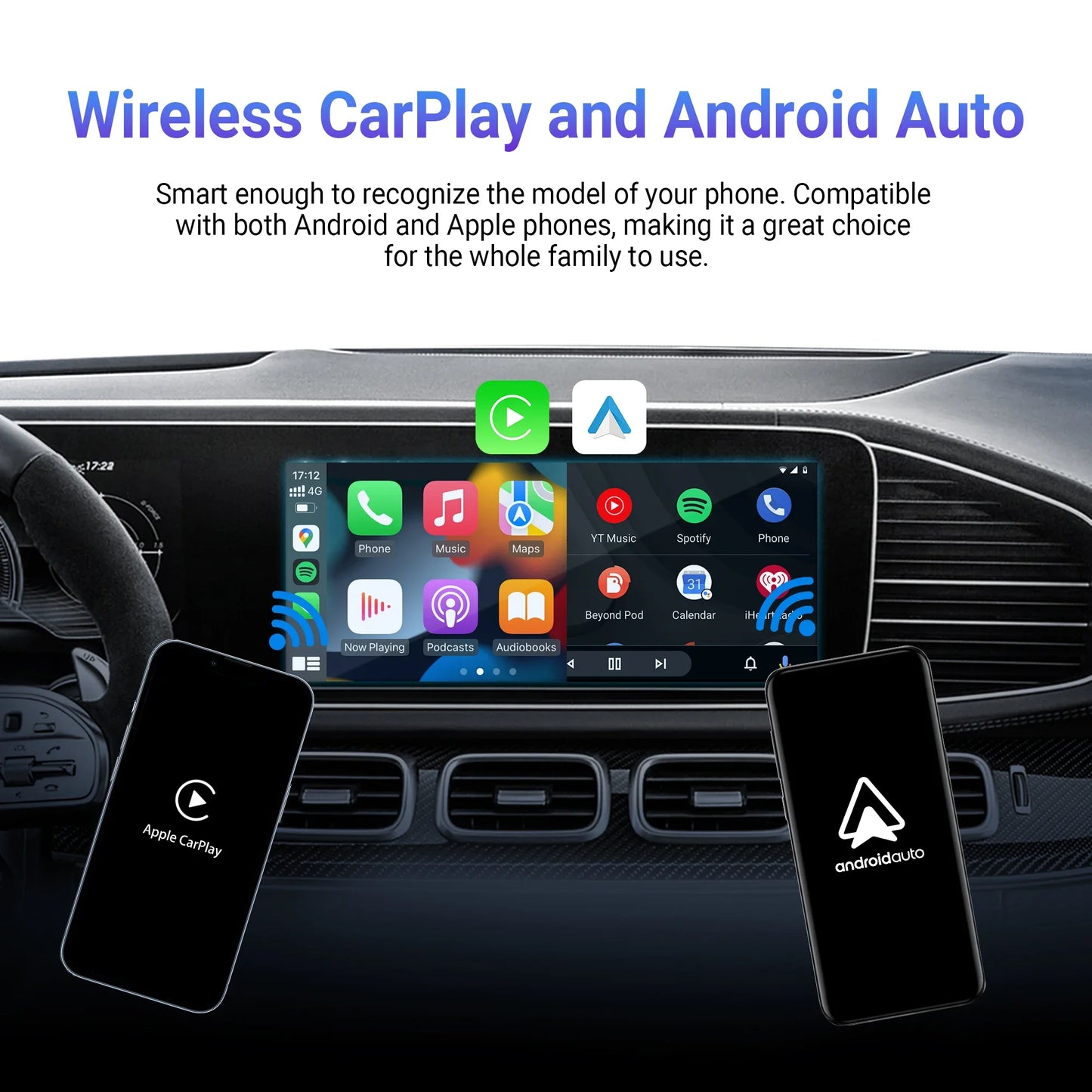 Altora Signature SmartPlay Pro — Wireless CarPlay & Android Hub
