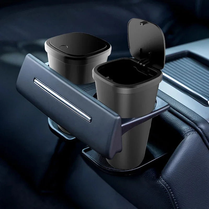 ALTORA CleanVault™ — Compact Car Trash Bin with Triple-Liner System