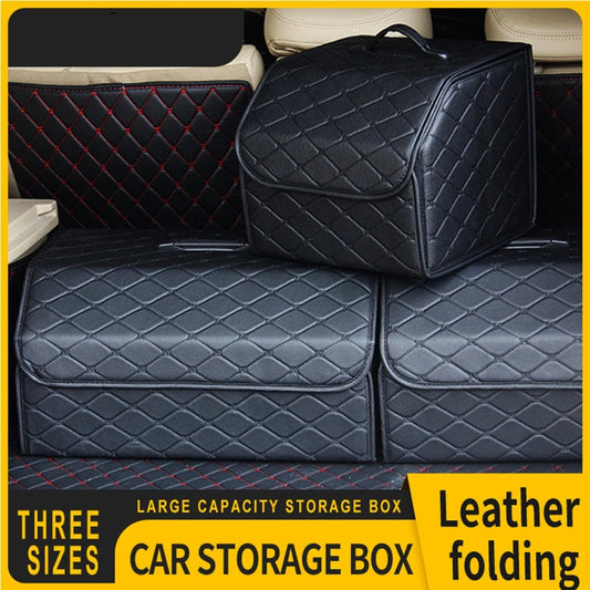 Altora CargoMate Premium – Leather Folding Storage Box