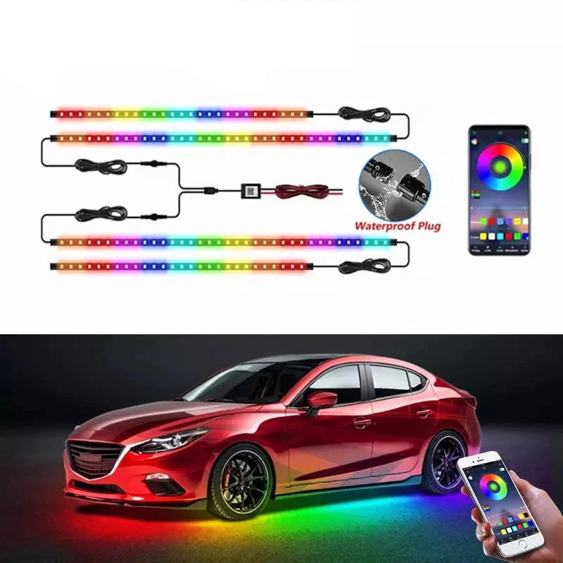 Altora Signature RGB Underglow Light Bar Kit – Dynamic APP Control (12V Universal)