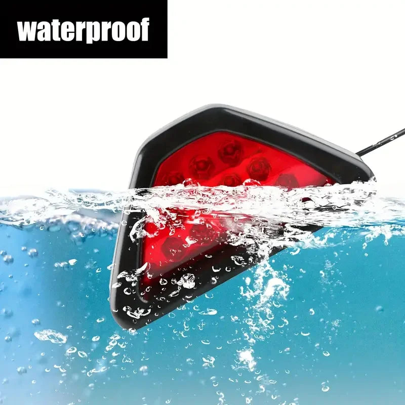 Altora Phantom Triangle LED Brake Light — Universal Rear Warning Lamp