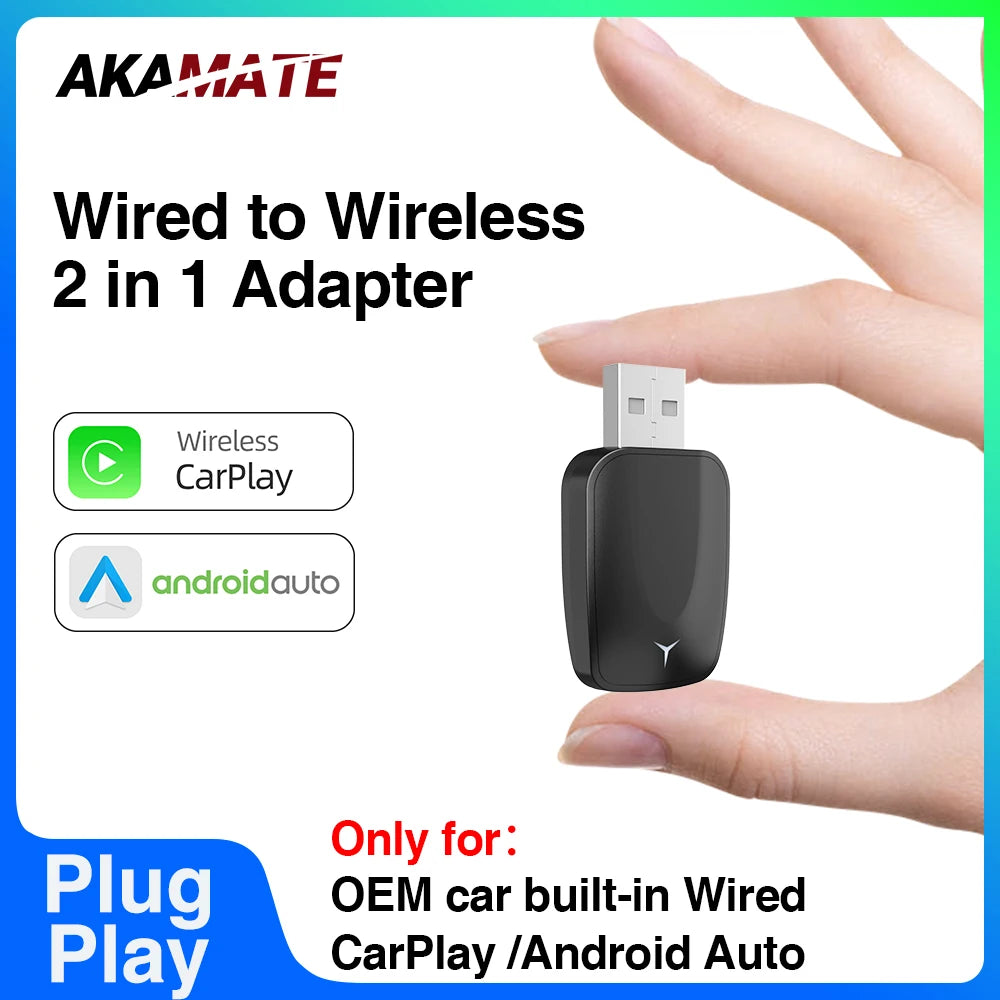 Altora Galaxy SmartLink Mini — 2-in-1 Wireless CarPlay & Android Auto Adapter