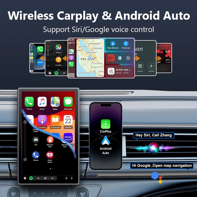 Altora GalaxyDrive 7 — Wireless CarPlay & Android Auto Smart Display