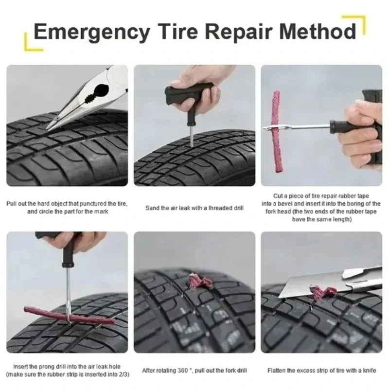 Altora TireFix Pro – 10-Piece Emergency Tubeless Repair Kit