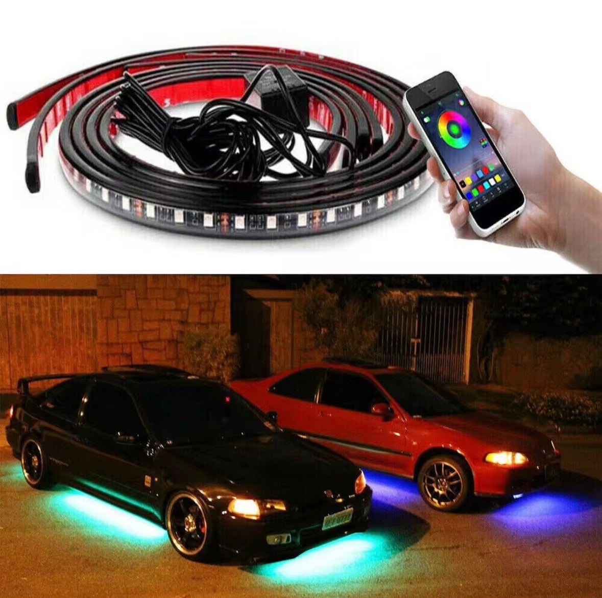 Altora Signature RGB Underglow Light Bar Kit – Dynamic APP Control (12V Universal)